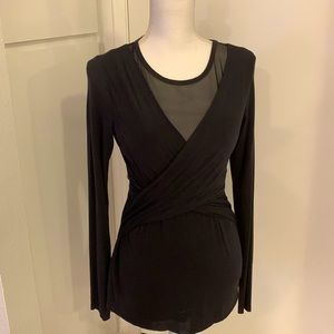 Bailey44 Dark Grey Long Sleeve size L